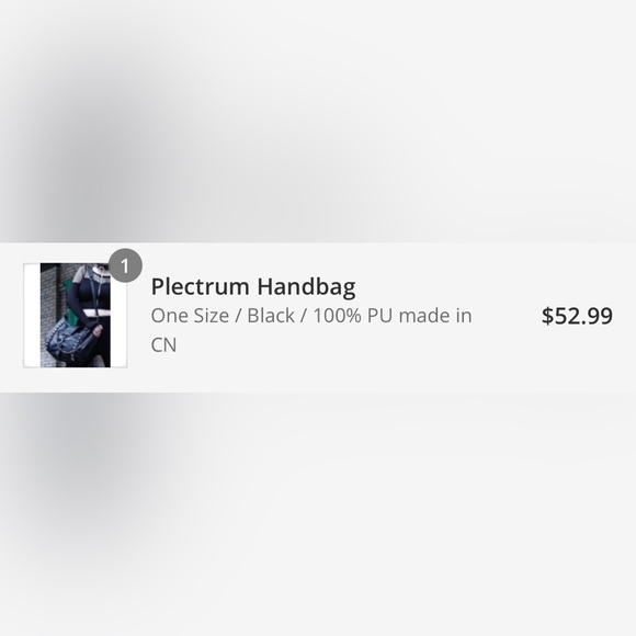 Gothic Handbag/Killstar - Picture 4 of 4